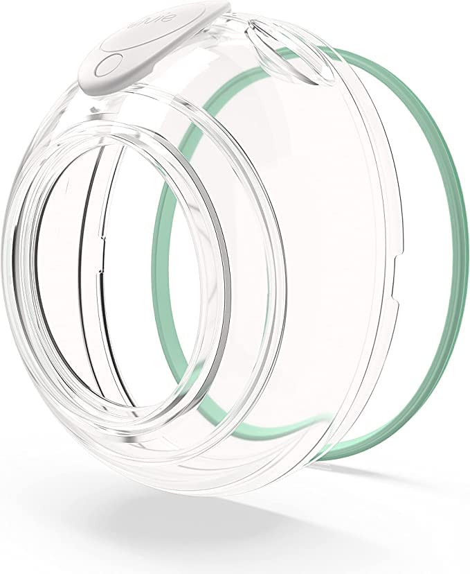 [Australia] - Elvie Stride 5oz Breast Pump Cups | 2 Pack | Dishwasher Safe Food Grade Silicone BPA Free | Includes 2 Cup Fronts, 2 Cup Seals, 2 Stoppers 