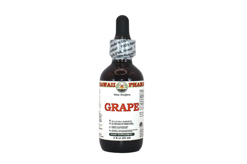 [Australia] - Hawaii Pharm Europe Grape (Vitis Vinifera) Dry Seed Alcohol-Free Liquid Extract Glycerite 60 ml 60.00 