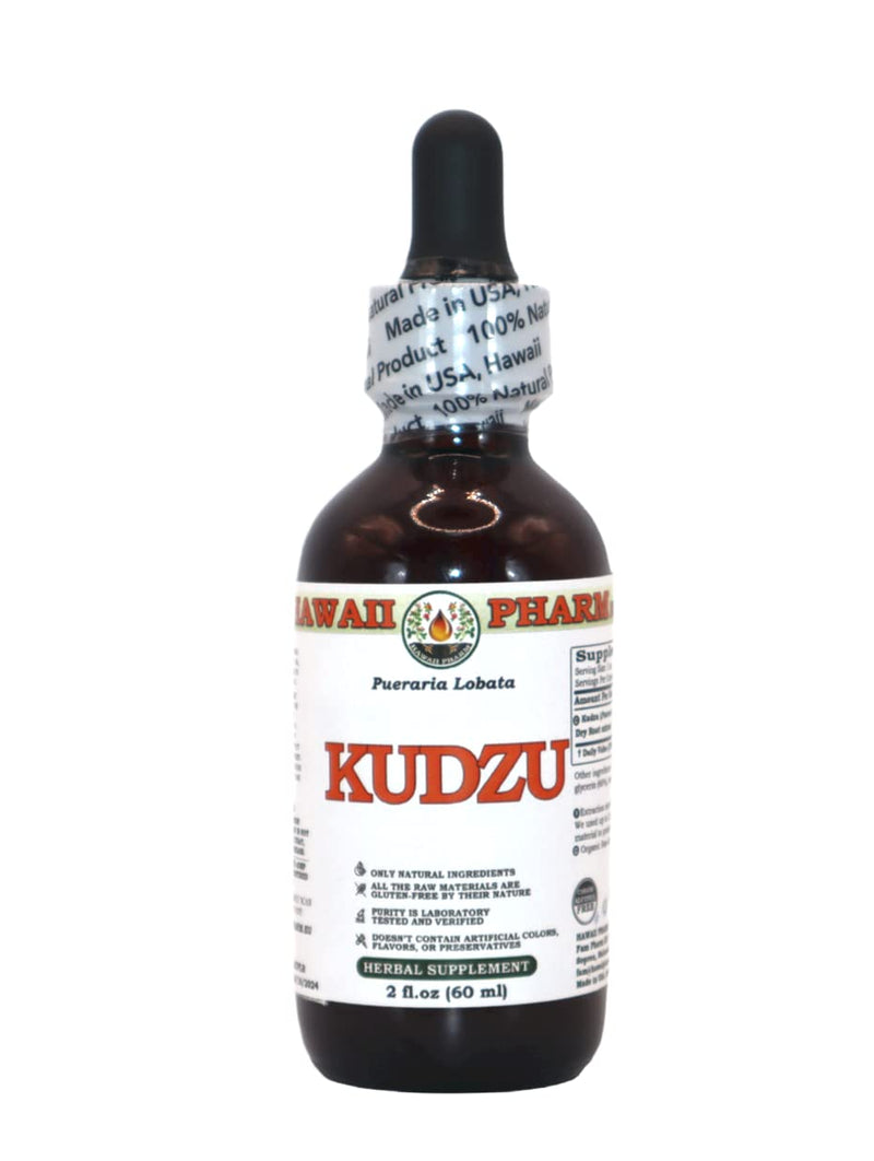[Australia] - Hawaii Pharm Europe Kudzu (Pueraria Lobata) Powdered Root Alcohol-Free Liquid Extract Glycerite 60 ml) Powdered Root Alcohol-Free Liquid Extract Glycerite 60 ml 60.00 