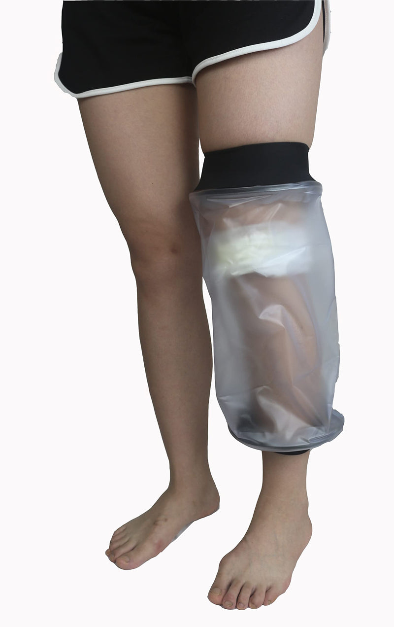 [Australia] - Waterproof Knee Cast Cover for Shower,Bath-Reusable Knee Waterproof Protector Keep Cast and Bandage Dry.-Adult Knee-40cm Adult Knee 