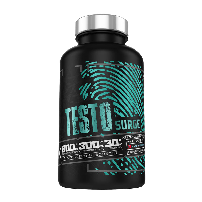 [Australia] - Testo Surge | Testosterone Booster Supplement for Men | Libido Booster Test Boost Support Supplements for Muscle Growth Energy Bulk | 90 Vegan Capsules Magnesium Zinc 