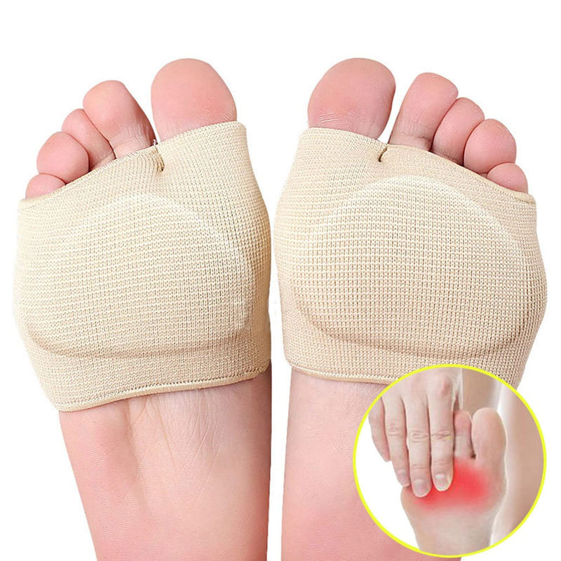 [Australia] - Metatarsal Pads for Women and Men Ball of Foot Cushion - Gel Sleeves Cushions Pad - Fabric Soft Socks for Supports Feet Pain Relief PEDIMEND (Small (UK 3-6)) Small (UK 3-6) 