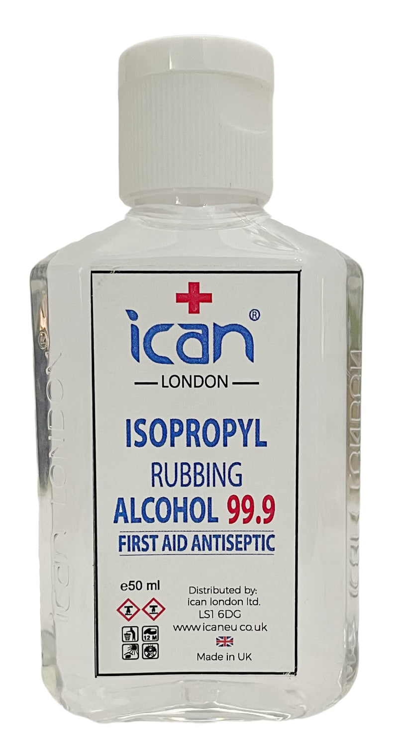 [Australia] - ican london isopropyl rubbing Alcohol 99.9% First aid Antiseptic Disinfectant 50ml travel size 