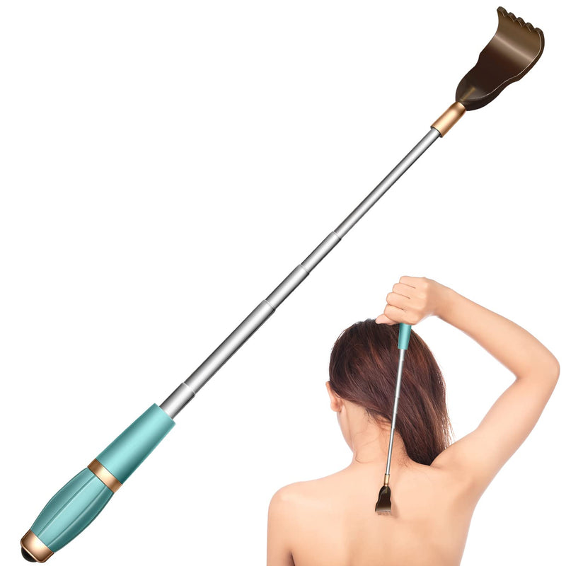 [Australia] - Eruinfang Back Scratcher, Extendable Back Scratchers Portable Handheld Massage Stick Hand Massager Tool Telescoping Scratcher Eliminating Back Itching for Women Men Adults (Blue) 