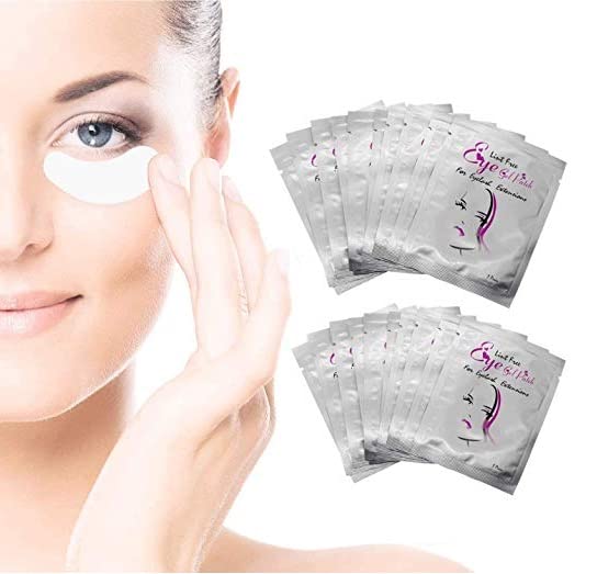 [Australia] - Eye Gel Pads, 50 Pairs Eyelash Extension Pads Lints Free, Facials, Under Eye Gel Pads For Pro Salon and Individual Eyelash Extension 