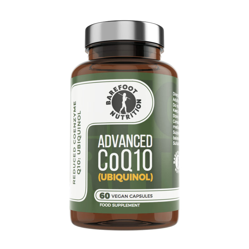 [Australia] - Barefoot Nutrition - Advanced CoQ10 - Ubiquinol 150mg - Supports Heart Health, Powerful Antioxidant to Prevent Oxidative Stress Damage - Superior Absorption - 60 Vegan Capsules 