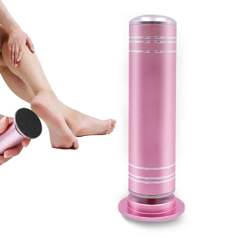 [Australia] - Busdeals Electric Foot Callus Remover(Speed Adjustable) with 60pcs Replaceable Sandpaper Discs, Electronic Foot File Pedicure Foot Sander for Dead Skin Removal(Pink) 