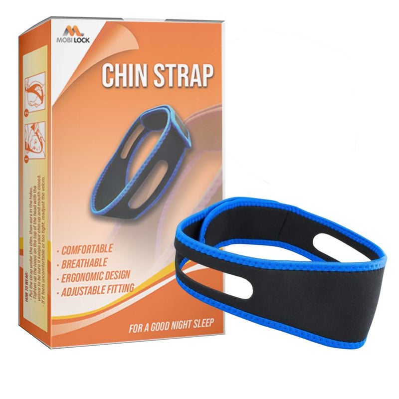 [Australia] - Anti Snoring Chin Strap - Sleeping Aids for Snoring Prevention & Effective Breathing - for Men & Women - Skin Friendly & Breathable Snoring Device for Sleeping – by Mobi Lock (Basic) BASIC 