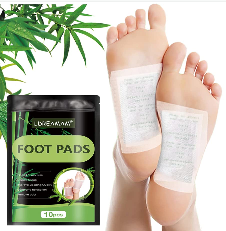 [Australia] - Detox Foot Pads,Detox Foot Patches,Deep Cleansing Detox Foot Pads,Improve Sleep Quality Enhance Blood Circulation,Relieve Body Stress 10Pcs White-1 