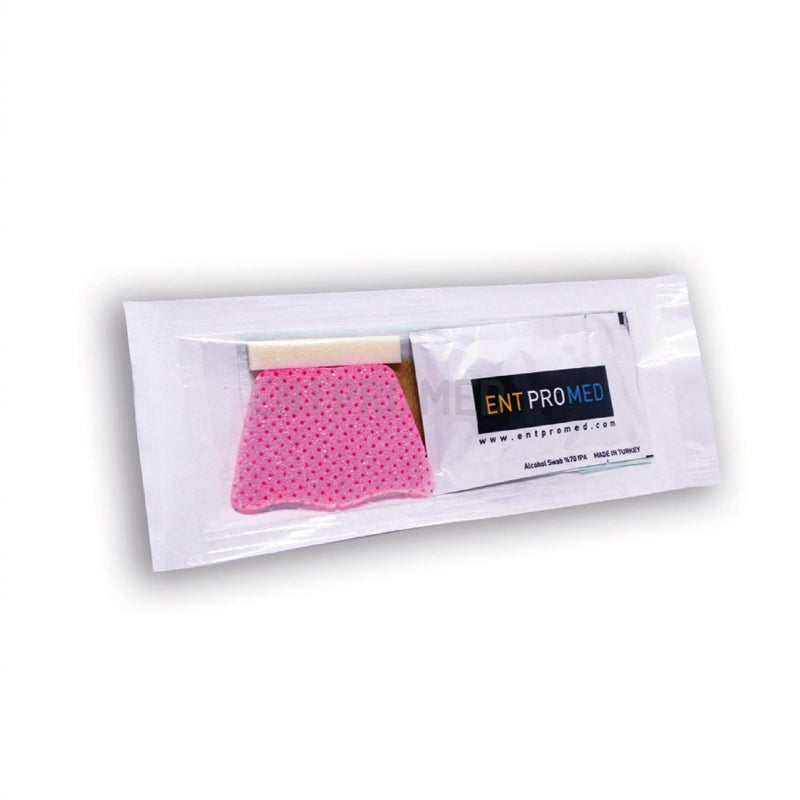 [Australia] - Thermoplastic External Nasal Splint - Pink Colour - a Kit, Post Nasal Surgery, Rhinoplasty, Septoplasty, ENT Product. (Small 36mm x 54mm) Small 36mm x 54mm 
