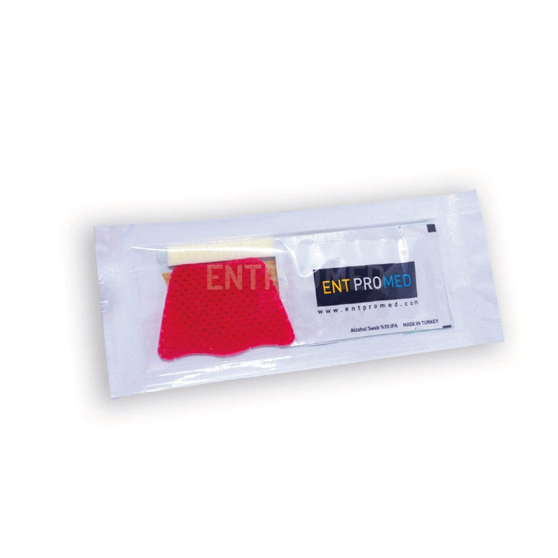 [Australia] - Thermoplastic External Nasal Splint - Red Colour - a Kit, Post Nasal Surgery, Rhinoplasty, Septoplasty, ENT Product. (Large 46mm x 64mm) Large 46mm x 64mm 
