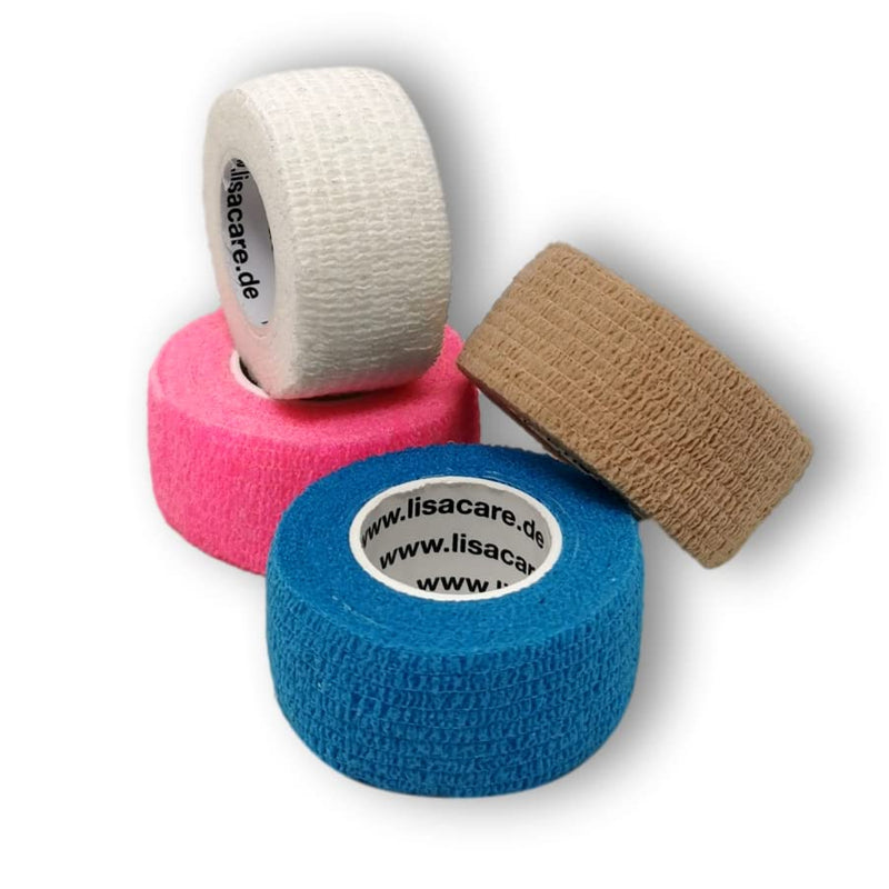 [Australia] - LisaCare Self-Adhesive Finger Plasters - Elastic, Waterproof, Dust- Grease and Dirt-Repellent Plasters - Colour Mix 5 Colour Mix5/Colourmix5 