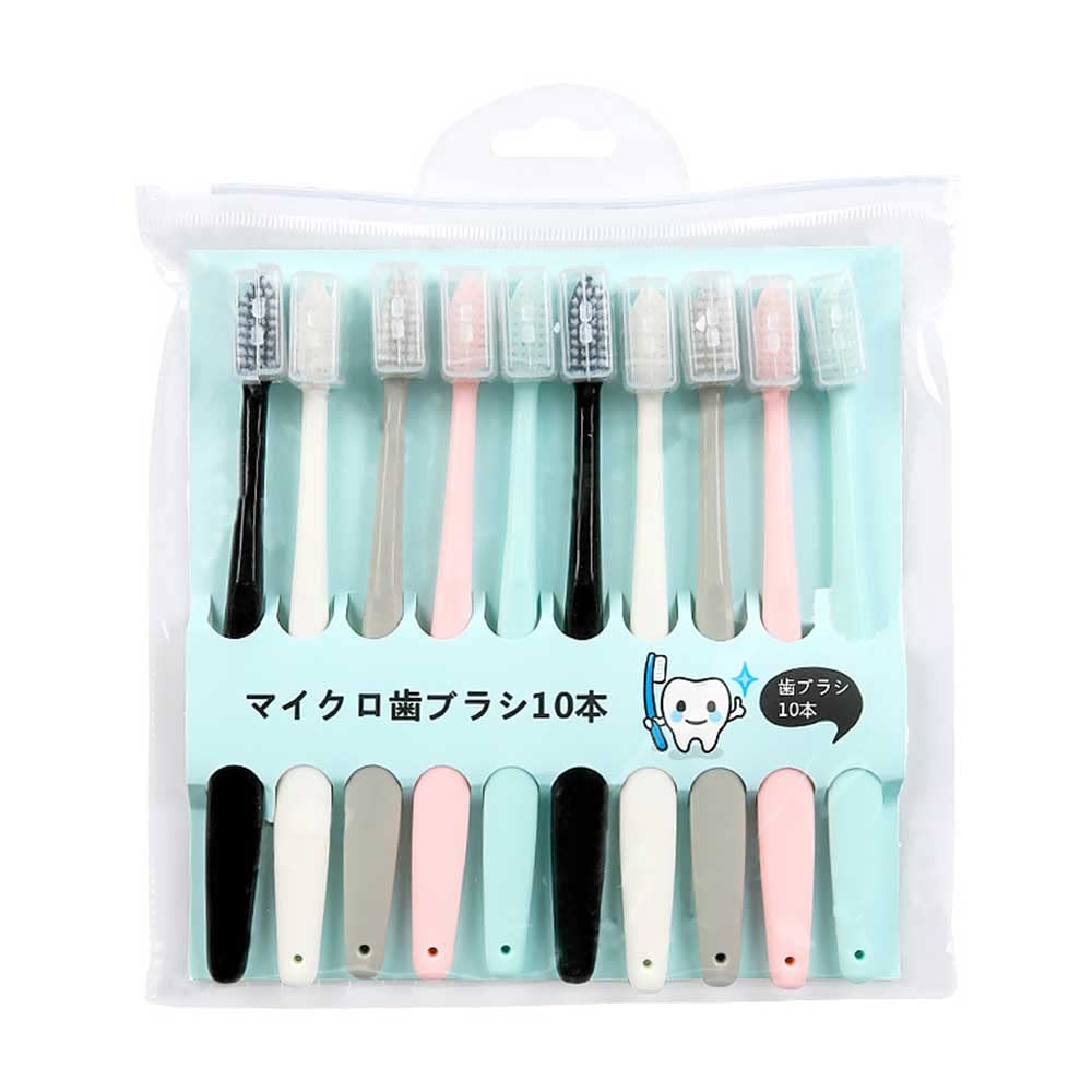 [Australia] - 10 Pieces Soft Small Head Toothbrush Extra Soft Toothbrush for Sensitive Gums Soft Toothbrush for Adults Suitable for The Whole Family Adult Kid 