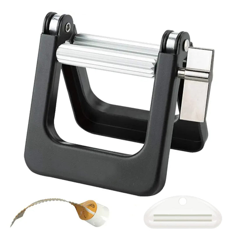 [Australia] - UDQYQ Metal Toothpaste Tube Squeezer,Large Aluminium Paint Tube Wringer Roller Dispenser for Paint Tubes,Hair Color Dye,Cosmetics,Ketchup. (Black) Black 