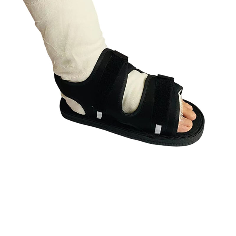 [Australia] - NICEYEA Post-op Shoe for Broken Foot or Toe Walking Shoe Cast Boot Stress Fracture Brace Orthopedic Sandal with Adjustable Strap Left or Right Foot M 