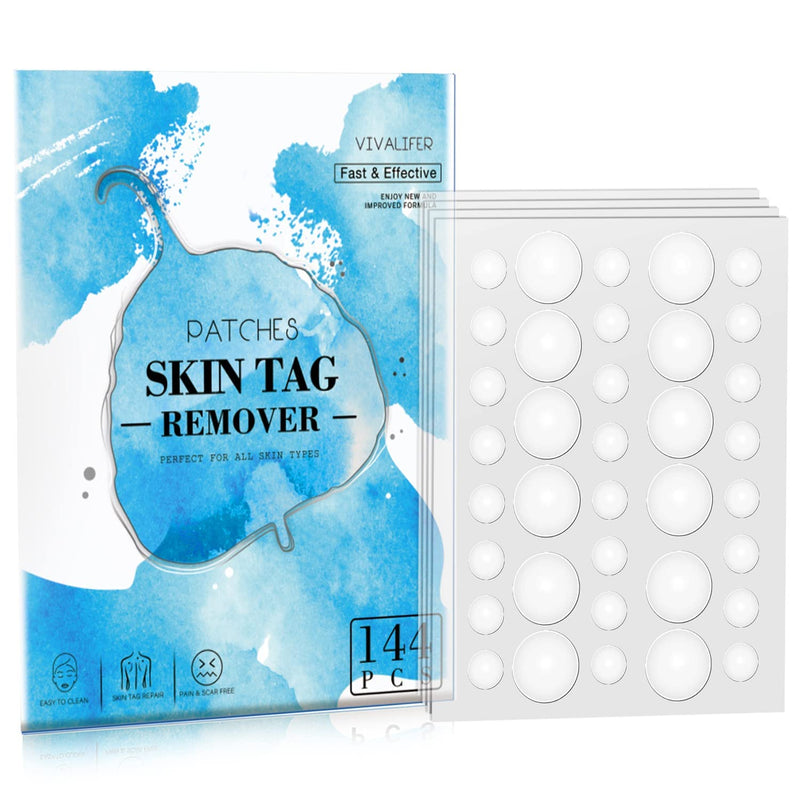 [Australia] - Skin Tag Removal, 144Pcs Skin Tag Remover Patches, Premium Formula Skin Tag Removal, Tag Dry and Fall Away, Natural Ingredients, Safe and Effective 