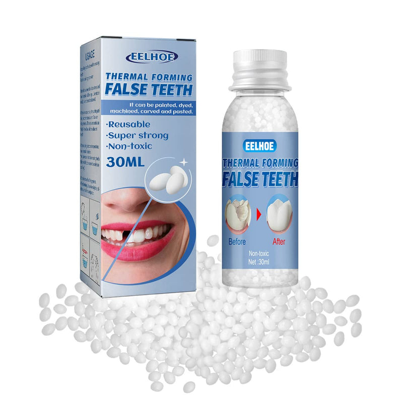 [Australia] - Tooth Repair Kit - Temporary Teeth Replacement Kit for Temporary Restoration of Missing & Broken Teeth Replacement Dentures, DIY Heat Fit Beads… 