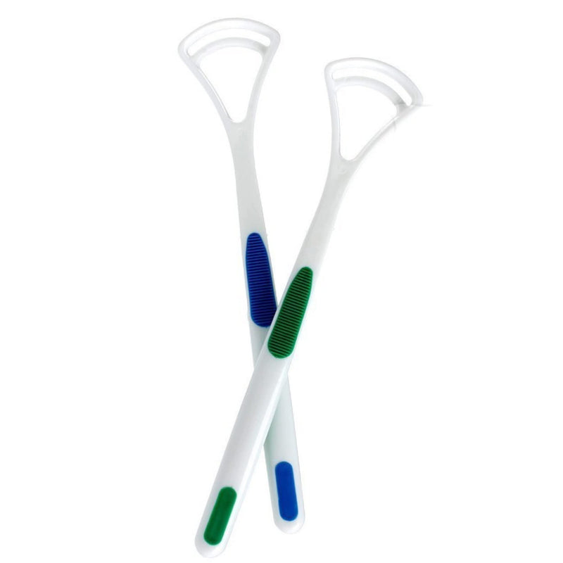 [Australia] - Glamified - Tongue Scraper Tongue Brush 2 Color Pack, 2 Pack 