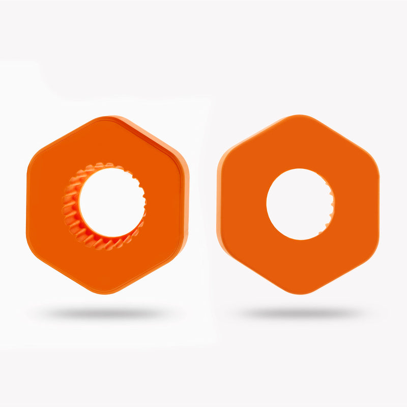 [Australia] - R&R SHOP - Bottle Opener for Seniors and Patients with Arthritis, Water and Soft Drink in 100% Recyclable Corn Plastic - Set of 2 (Orange) 