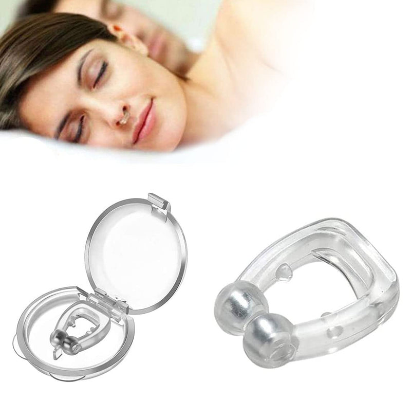 [Australia] - Silicone Anti Snoring Nose Clip,Nasal Snore Clip,Magnetic Anti Snore Nose Clip,Silicone Magnetic Anti Snore Clips,Sleep Aid Relieve Snore for Men Women 4pcs 