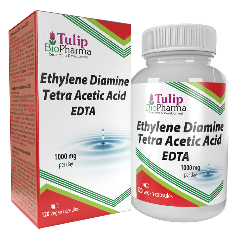 [Australia] - EDTA (Ethylene Diamine Tetra Acetic Acid) 500mg 120 Vegan Capsules, 3rd Party Lab Tested, High Strength Supplement, Gluten and GMO Free 