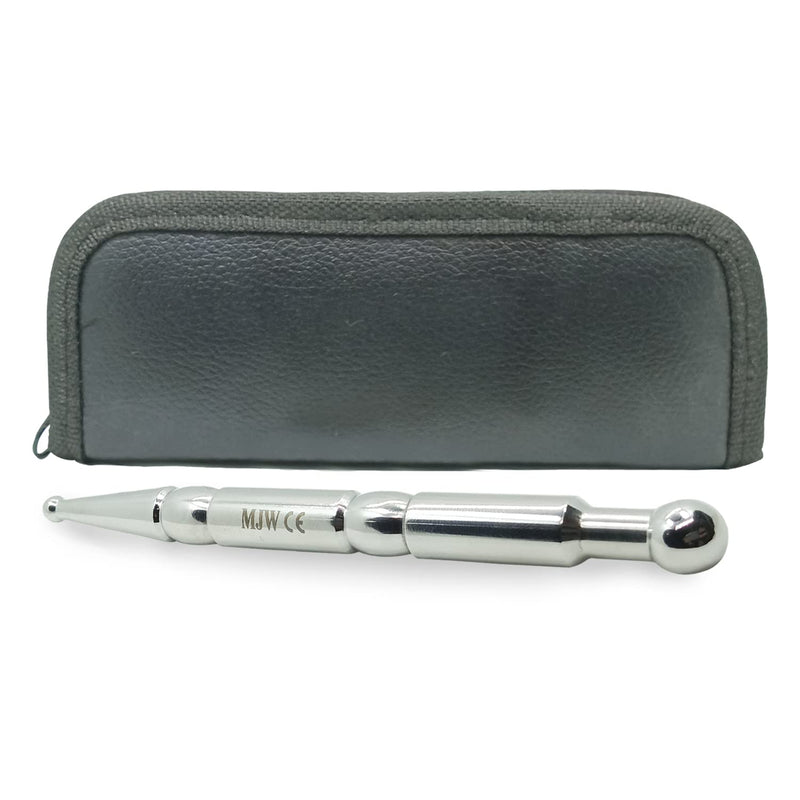 [Australia] - Stainless Steel Deep Tissue Massage Manual Acupuncture Pen Tool Reflexology Trigger Point Massage Relief Pain Therapy Tools Full Body Relaxing Trigger Self-Massage Acupressure Bar 