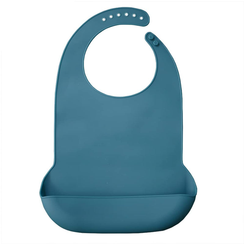 [Australia] - JINJIASUYISU Adult Bib Waterproof Clothing Protector Washable Silicone Adult Bib For Adults Seniors To Eat Prevent Soiling Of Clothes 