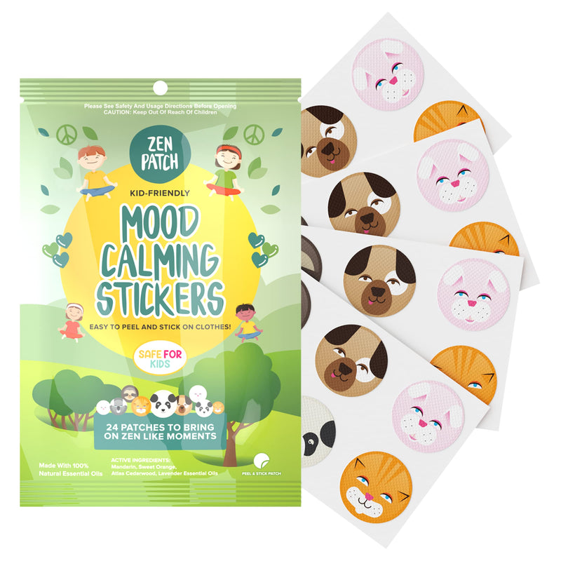 [Australia] - The Natural Patch Co. ZenPatch Mood Calming Stickers for Kids and Adults (24 Pack) � The Natural Patch - All Natural, Chemical and Drug Free, Mood Support for Relaxation 