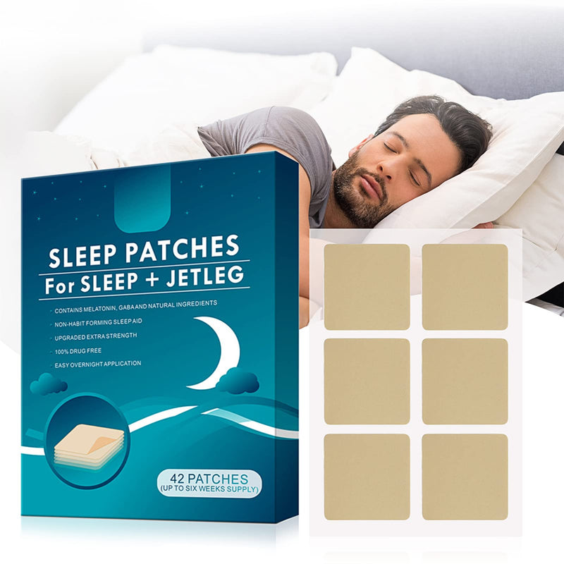 [Australia] - 42 PCS Sleep Patches, Sleep Aids for Adults Sleeping Patch to Improve Quality Sleep, Sleep Helper Natural Sleep Stickers 