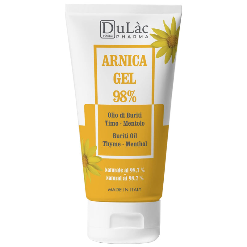 [Australia] - Arnica Gel for Bruising and Swelling 50ml Extra Strong 98%, Fast Action, Made in Italy for Massage of Muscles and Joints, Natural and Dermatologically Tested Formula - Dul�c 