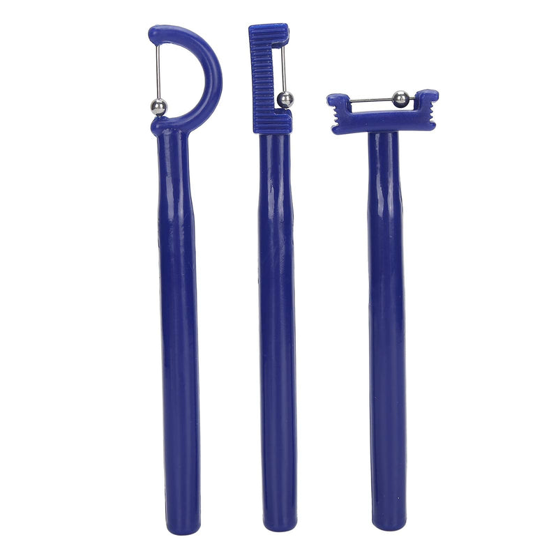 [Australia] - 3-piece Tongue Tip Exercise Set, Children Tongue Tip Exerciser Mouth Trainer Oral Muscle Strength Tongue Training Tool for Clear Speech 