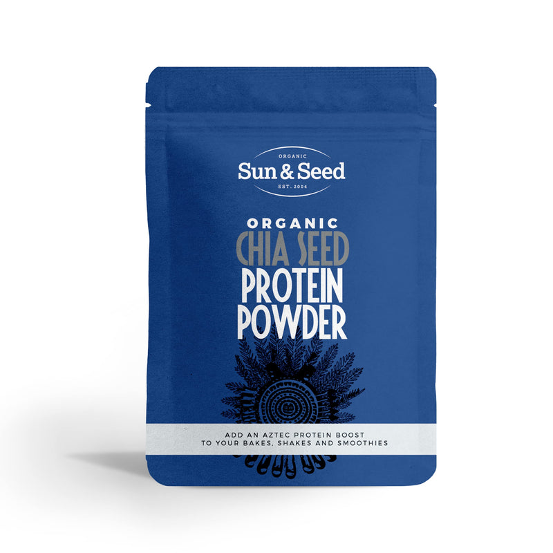 [Australia] - Organic Chia Seed Protein Powder by Sun & Seed - 300g - High in Fibre - Flour Alternative - Plant Based Protein Powder - Made from 100% Organic Chia Seeds - Vegan Friendly 