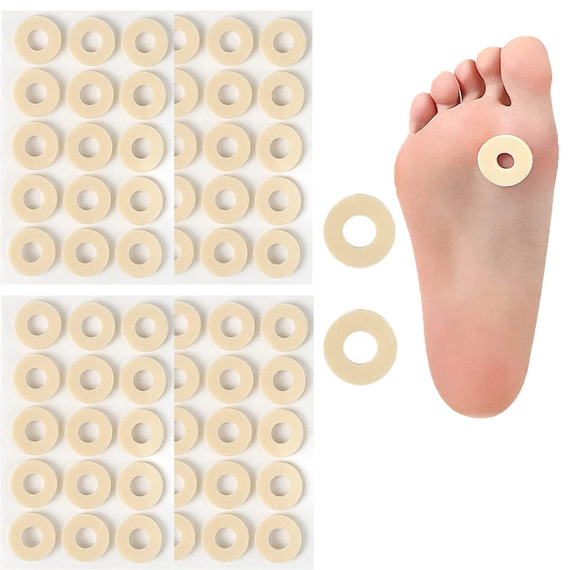 [Australia] - MQ 60 Pcs Corn Cushions, Soft Latex Foam Self Adhesive Callus Pads Corn Pad Anti Friction Reduce Foot and Heel Pain for Toe Callus Anti-Slip 60 Count 