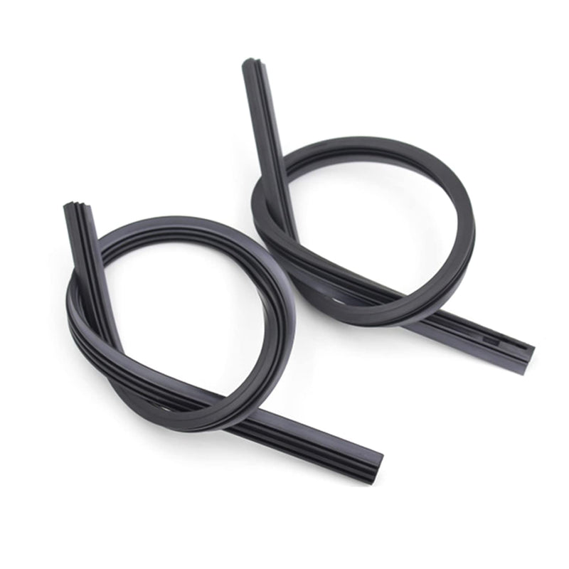 [Australia] - 2 pieces rubber wiper rubber strips, boneless wiper blades, suitable rubber strips, universal wiper blade supplement, car cleaning accessories (6mm*700mm) 