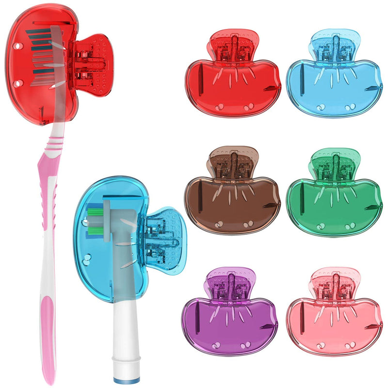 [Australia] - seplouis Toothbrush Head Cover Compatible with Manual Toothbrush & Electric Toothbrush Head, 6 Pack 