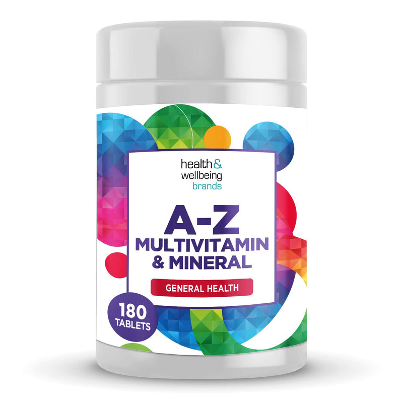 [Australia] - A-Z Multivitamin and Minerals 180 Tablets, Vitamins for Men's and Women's, 23 High Strength Vitamins and Minerals Including Iron, Zinc Vitamin C and More (180) 