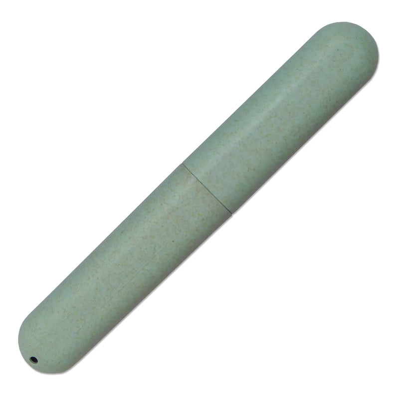 [Australia] - Dental Aesthetics Eco Wheat Straw Toothbrush Travel Case x 1 (Green) Green 
