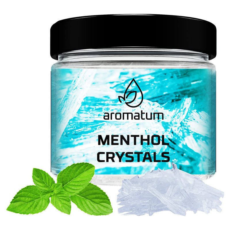 [Australia] - Sauna Accessories, Menthol Crystals 100g, Menthol Crystals for The Sauna for Inhalation | Sauna Infusion, Congestion Blocked Nose, Natural Menthol Crystals | Ideal Sauna Gift Sauna 