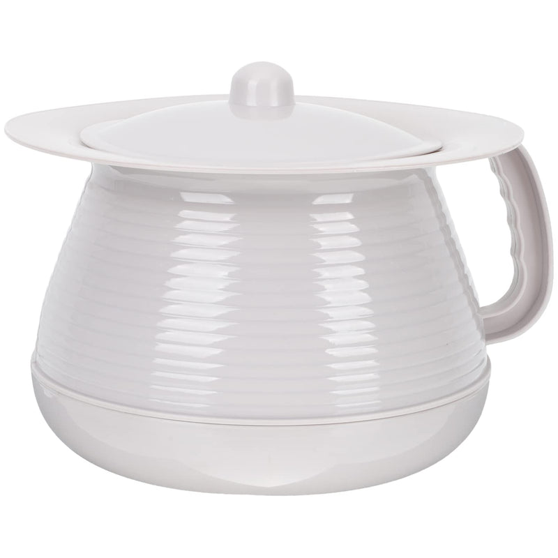 [Australia] - DECHOUS Chamber Pot with Lid and Handle Bedpan Urinal Bottle Urine Pots Potty Pee Bucket Bedside Urinal Plastic Spittoon for Adults Kids 