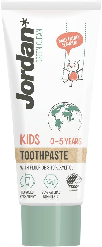 [Australia] - Jordan Green Clean Kids (0-5) Toothpaste 50ml 