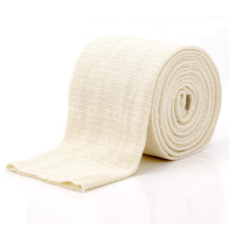 [Australia] - Elastic Tubular Support Bandage Sport Bandages Washable & Reusable for Large Knee Support Bandage Medium Thigh, Cotton Spandex White 10cm*5m 