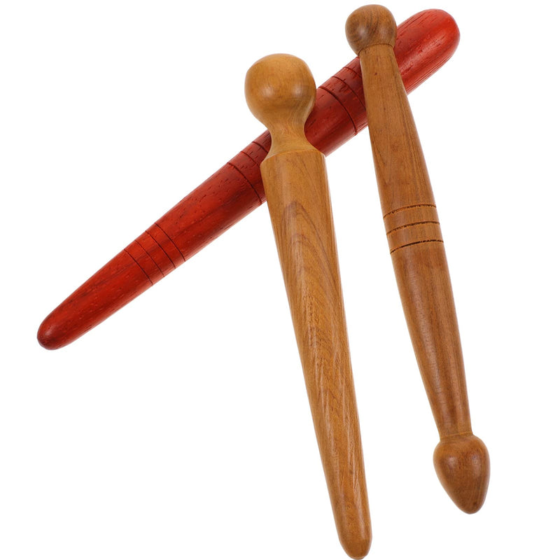 [Australia] - Wooden Acupressure Pen Reflexology Stick 3Pcs Manual Acupressure Pen Wooden Thai Massage Stick Trigger Point Massager Tool Deep Tissue Massage Rod for Men Women Body Feet Muscle 