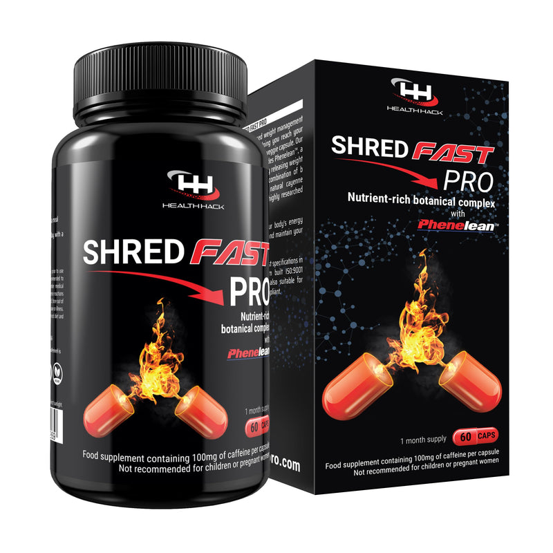 [Australia] - Shredfast Pro - Advanced Thermogenic Supplement with Phenelean� - Fast Acting for Women & Men - 60 Capsules - 30 Days Supply - Keto, Vegetarians & Vegan Friendly. 