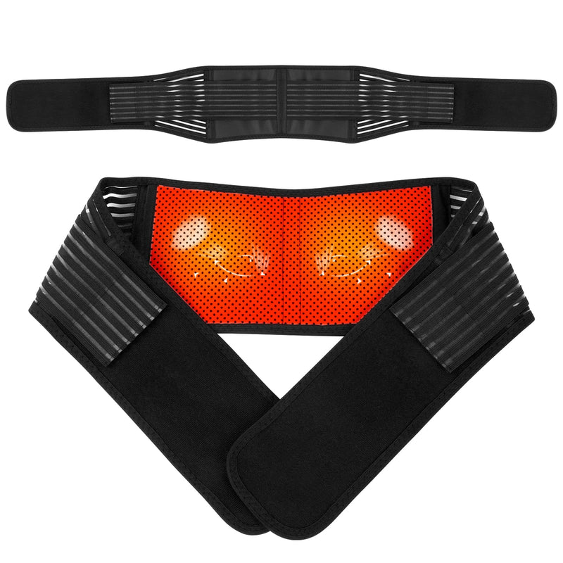 [Australia] - ACWOO Heated Back Support Belt, Self Heating Lower Back Support Belt For Men & Women, Magnetic Therapy Lumbar Support Belt, Ideal for Back Pain Relief L 