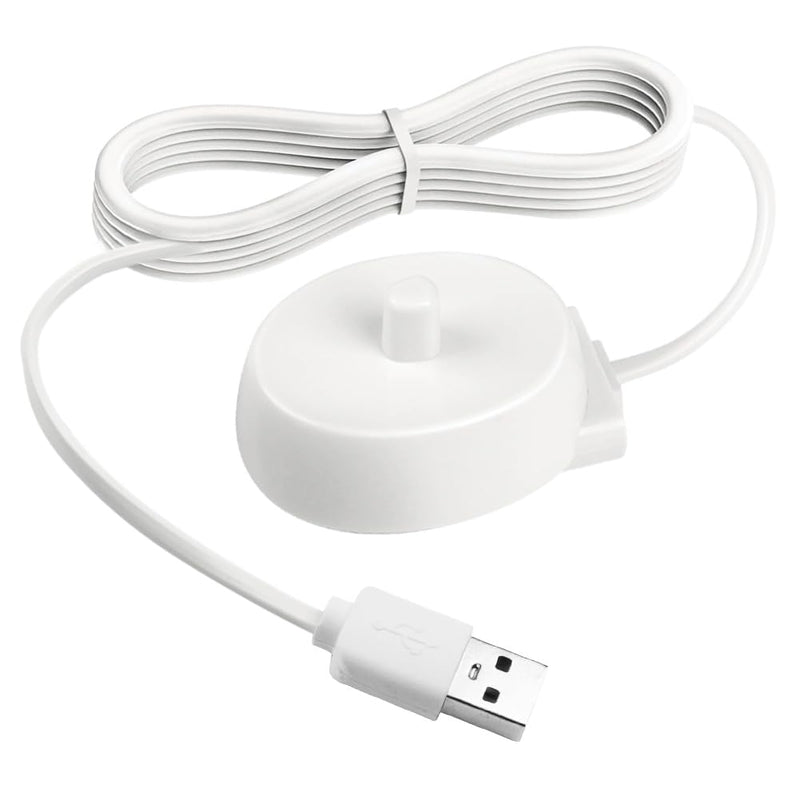 [Australia] - LOPHE Electric Toothbrush Charger, Toothbrushes Charging Adapter with Inductive Charging Base, Waterproof Portable Replacement USB Plug Charger, Travel Toothbrush Charger 