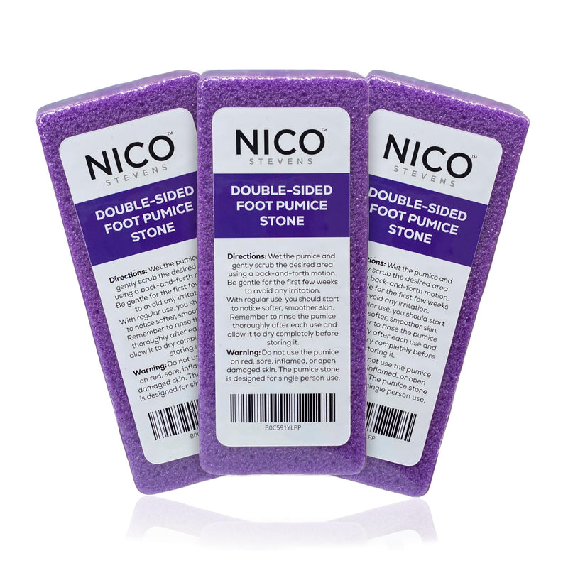 [Australia] - Pumice Stone for Feet Hard Dry Cracked Heel Feet Callus Scrub Remover Foot Scrub Pedicure Ideal for Dry Skin On Feet - Pack of 3 Purple 1 count (Pack of 3) 