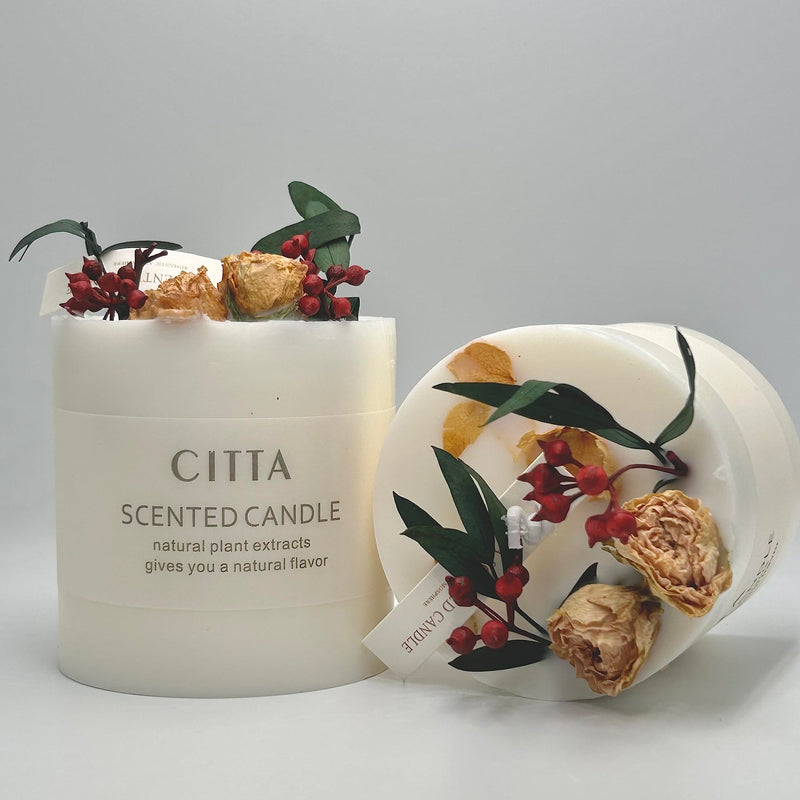 [Australia] - Scented Candles | Soy Wax Candles 300g |Long Burning Candle: Up to 45h |Candle Gifts for Women|Candle Gifts (Rose Peach) Rose Peach 
